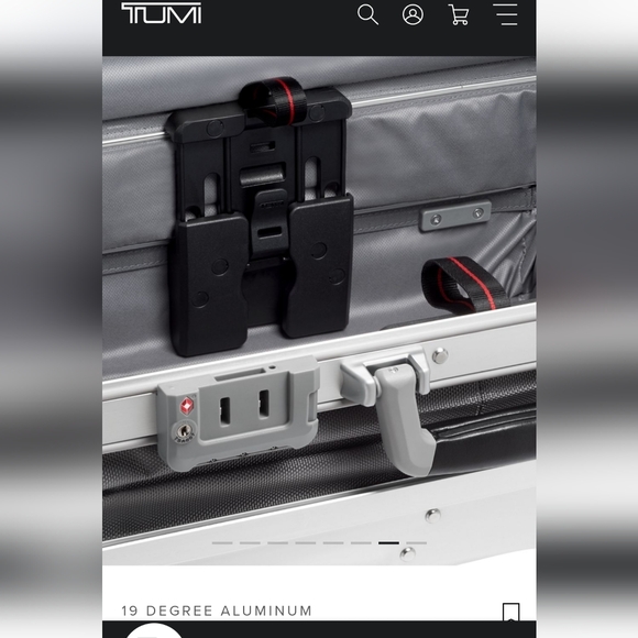 *NWT* TUMI 19 DEGREE ALUMINUM International Expandable Carry-On - Picture 7 of 7